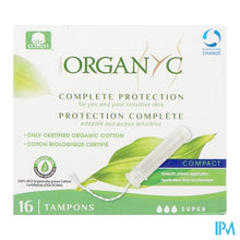 Afbeelding in Gallery-weergave laden, Organyc Tampon Compact Super Bio Katoen 16