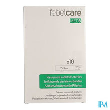 Charger l'image dans la galerie, Febelcare Med6 Zelfkl.steriele Verband.15x9cm 10st