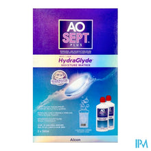Charger l'image dans la galerie, Aosept Plus Hydraglyde 2x360ml + 2 Lenscases