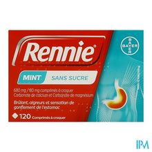 Afbeelding in Gallery-weergave laden, Rennie Zonder Suiker Pastilles 120