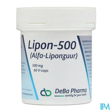 Afbeelding in Gallery-weergave laden, Lipon Caps 60x500mg Deba