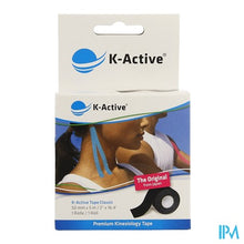 Afbeelding in Gallery-weergave laden, K-Active Tape Black 5,0cmx5m