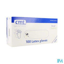 Afbeelding in Gallery-weergave laden, Cmt Handschoenen Latex Wit Pf S 100