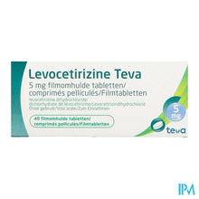 Afbeelding in Gallery-weergave laden, Levocetirizine Teva 5mg Filmomh Tabl 40 X 5mg