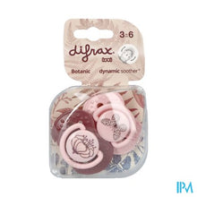 Charger l'image dans la galerie, Difrax Fopspeen Dynamic Botanic Pink&purple 3m+ 2