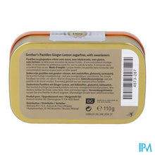 Charger l'image dans la galerie, Grether's Suikervrij Pastilles Gember-citroen 110g