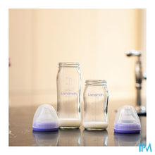Afbeelding in Gallery-weergave laden, Lansinoh Zuigfles Glas + Speen 160ml 4