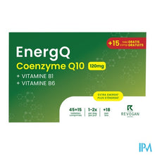 Afbeelding in Gallery-weergave laden, Coenzyme Q10 120mg Tabl 45+15 Gratuit Revogan