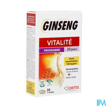 Load image into Gallery viewer, Ortis Vitalite Ginseng 20 Tabl 20