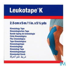 Charger l'image dans la galerie, Leukotape K Kleefwindel Elast Blauw 2,5cmx5m 1