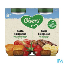 Afbeelding in Gallery-weergave laden, Olvarit Pasta Bolognaise 2x200g 8m06