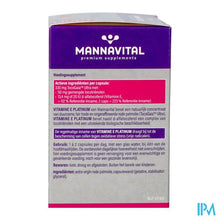 Afbeelding in Gallery-weergave laden, Mannavital Vitamine E Caps 60