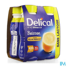 Afbeelding in Gallery-weergave laden, Delical Effimax 2.0 Perzik Abrikoos 4x200ml