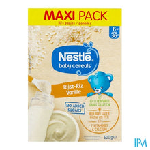 Afbeelding in Gallery-weergave laden, Nestle Baby Cereals Rijst Vanille Glutenvrij 500g