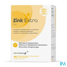 Afbeelding in Gallery-weergave laden, Natural Energy Zinc Extra Caps 180