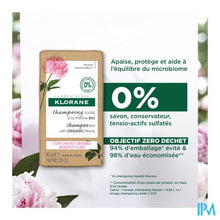 Afbeelding in Gallery-weergave laden, Klorane Capil. Sh Bar Pioenroos 80g