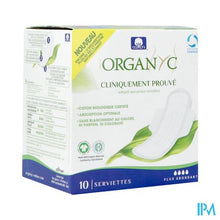 Load image into Gallery viewer, Organyc Maandverband Super Katoen Bio 10