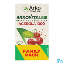 Afbeelding in Gallery-weergave laden, Arkovital Acerola 1000 Bio Duopack Tabl 2x30