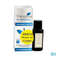 Charger l'image dans la galerie, Transpirax Strong Roller 50ml + Douchegel 30ml