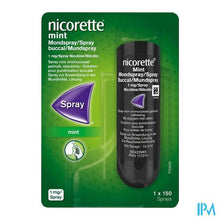 Afbeelding in Gallery-weergave laden, Nicorette Mint 1mg Mondspray Z/suiker 150