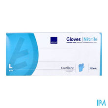 Load image into Gallery viewer, Abena Excellent Handschoen Nitrile l Blauw