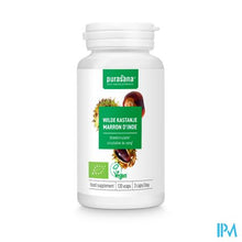 Afbeelding in Gallery-weergave laden, Purasana Vegan Wilde Kastanje Bio Caps 120x240mg