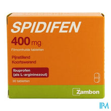 Afbeelding in Gallery-weergave laden, Spidifen 400mg Filmomh Tabl 30