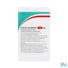 Charger l'image dans la galerie, Cetirizin Aurobindo 10mg Filmomh Tabl 250