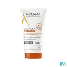 Charger l'image dans la galerie, Aderma Exomega Control Zonnecreme Spf50+ 150ml