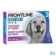 Afbeelding in Gallery-weergave laden, Frontline Spot On Hond 20-40kg Pipet 3x2,68ml