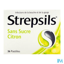 Afbeelding in Gallery-weergave laden, Strepsils Suikervrij Citroen Past 36