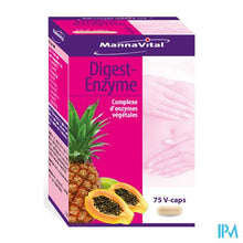 Charger l'image dans la galerie, Mannavital Digest Enzyme V-caps 75