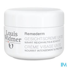 Afbeelding in Gallery-weergave laden, Widmer Remederm Gezichtscreme Parf Uv20 Pot 50ml