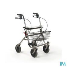 Afbeelding in Gallery-weergave laden, Rollator 4 Wiel Grijs Met Zitje 286bc29 Vermeiren