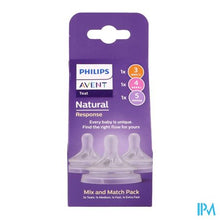 Load image into Gallery viewer, Philips Avent Natural 3.0 Zuigsp.pack Multi Size 3