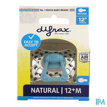 Afbeelding in Gallery-weergave laden, Difrax Fopspeen Natural12m+ Boy