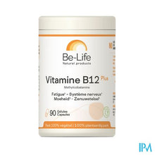 Afbeelding in Gallery-weergave laden, Vitamine B12 Plus Be Life Caps 90