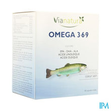 Afbeelding in Gallery-weergave laden, Via Natura Omega 3-6-9 Large Softcaps 80