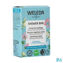 Charger l'image dans la galerie, Weleda Shower Bar Geranium + Litsea Cubeba 75g
