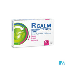 Load image into Gallery viewer, R Calm Dimenhydrinate 48 Tabl/comp