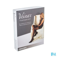 Charger l'image dans la galerie, Veinax Panty Transparant 2 Lang Zwart Maat 1
