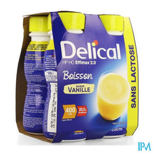 Afbeelding in Gallery-weergave laden, Delical Effimax 2.0 Vanille 4x200ml