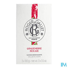 Afbeelding in Gallery-weergave laden, Roger&gallet Gingembre Rouge Boite 3 Savons 100g