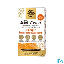 Afbeelding in Gallery-weergave laden, Solgar Ester-c Plus Efferv.1000mg Zakjes 21x10,6g