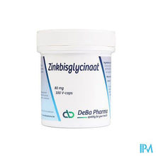 Charger l'image dans la galerie, Zinkbisglycinaat 80mg V-caps 100 Deba