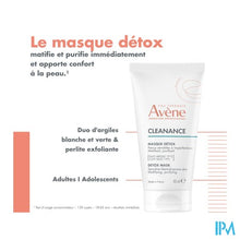 Charger l'image dans la galerie, Avene Cleanance Detox Masker 50ml