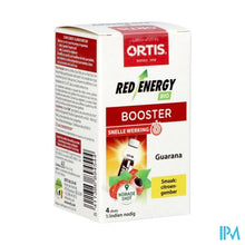 Afbeelding in Gallery-weergave laden, Ortis Red Energy Citron Gingembre Bio Shots 4x15ml