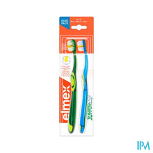 Afbeelding in Gallery-weergave laden, Elmex Tandenborstel Junior Zacht 6-12jaar Duopack