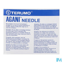 Charger l'image dans la galerie, Terumo Naald Agani 20g 1 1/2 Rb Geel 100