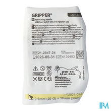 Afbeelding in Gallery-weergave laden, Gripper Naald 20g 19mm Y-site 1